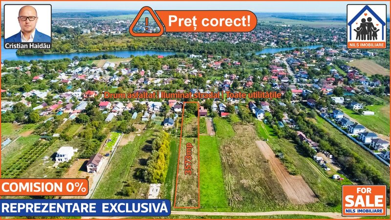 Teren intravilan | 3573mp | Toate utilitatile! | Buftea IF